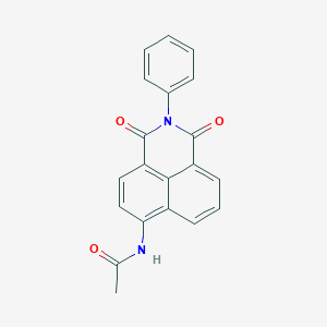 N-(1,3-dioxo-2-phenyl-2,3-dihydro-1H-benzo[de]isoquinolin-6-yl)acetamide