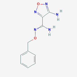 4-amino-N'-phenylmethoxy-1,2,5-oxadiazole-3-carboximidamide