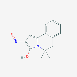 molecular formula C14H14N2O2 B414870 5,5-Dimethyl-5,6-dihydropyrrolo[2,1-a]isoquinoline-2,3-dione 2-oxime CAS No. 174314-83-1