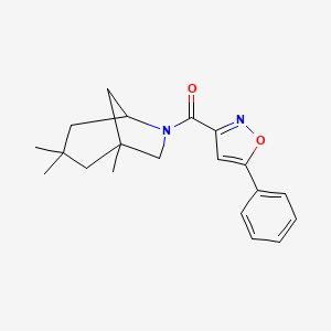 1,3,3-trimethyl-6-[(5-phenyl-3-isoxazolyl)carbonyl]-6-azabicyclo[3.2.1]octane