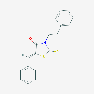 molecular formula C18H15NOS2 B414891 5-Benzylidene-3-phenethyl-2-thioxo-thiazolidin-4-one 