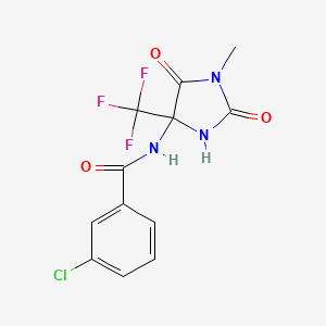 3-CHLORO-N~1~-[1-METHYL-2,5-DIOXO-4-(TRIFLUOROMETHYL)-4-IMIDAZOLIDINYL]BENZAMIDE