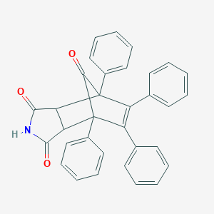 molecular formula C33H23NO3 B414924 4,5,6,7-tetraphenyl-3a,4,7,7a-tetrahydro-1H-4,7-methanoisoindole-1,3,8(2H)-trione 