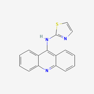 molecular formula C16H11N3S B4149246 N-acridin-9-yl-1,3-thiazol-2-amine CAS No. 4439-08-1