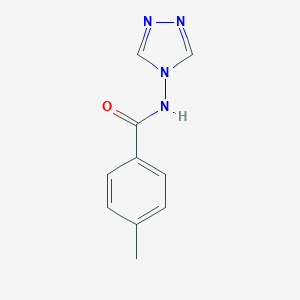 molecular formula C10H10N4O B414932 4-methyl-N-(4H-1,2,4-triazol-4-yl)benzamide CAS No. 322414-12-0