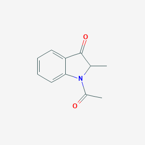 molecular formula C11H11NO2 B414937 1-Acetyl-2-methylindoline-3-one CAS No. 65881-18-7