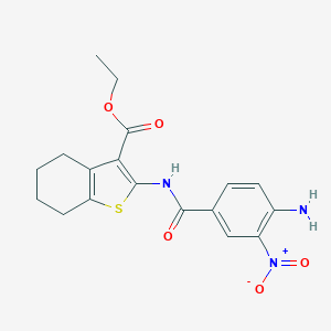 Ethyl 2-[(4-amino-3-nitrobenzoyl)amino]-4,5,6,7-tetrahydro-1-benzothiophene-3-carboxylate