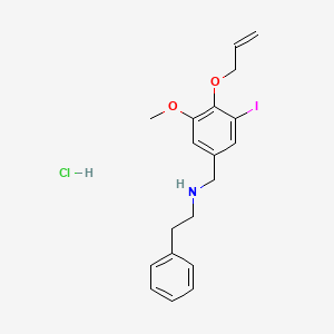 N-[4-(allyloxy)-3-iodo-5-methoxybenzyl]-2-phenylethanamine hydrochloride