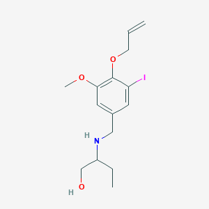 2-{[4-(allyloxy)-3-iodo-5-methoxybenzyl]amino}-1-butanol