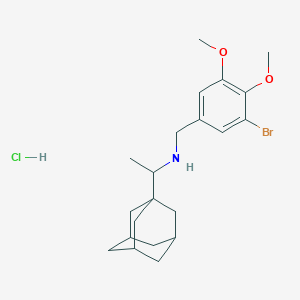 [1-(1-adamantyl)ethyl](3-bromo-4,5-dimethoxybenzyl)amine hydrochloride