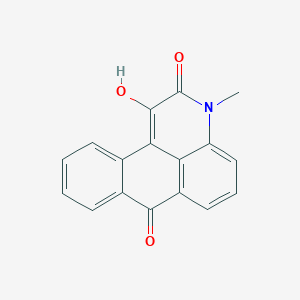 molecular formula C17H11NO3 B414950 1-Hydroxy-3-methyl-3H-naphtho[1,2,3-de]quinoline-2,7-dione CAS No. 6616-32-6