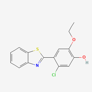 4-(1,3-benzothiazol-2-yl)-5-chloro-2-ethoxyphenol