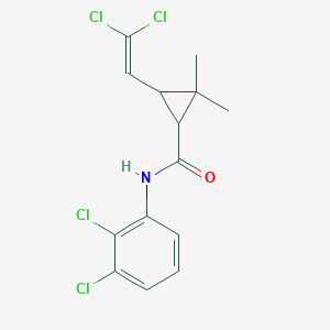 molecular formula C14H13Cl4NO B415017 3-(2,2-dichloroethenyl)-N-(2,3-dichlorophenyl)-2,2-dimethylcyclopropanecarboxamide 