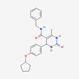 N~5~-BENZYL-4-[4-(CYCLOPENTYLOXY)PHENYL]-6-METHYL-2-OXO-1,2,3,4-TETRAHYDRO-5-PYRIMIDINECARBOXAMIDE