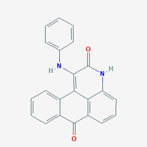 molecular formula C22H14N2O2 B415041 1-(phenylamino)-2H-naphtho[1,2,3-de]quinoline-2,7(3H)-dione CAS No. 59836-62-3