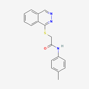 2-(Phthalazin-1-ylsulfanyl)-N-p-tolyl-acetamide