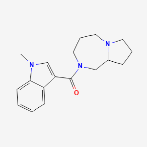 2-[(1-methyl-1H-indol-3-yl)carbonyl]octahydro-1H-pyrrolo[1,2-a][1,4]diazepine trifluoroacetate