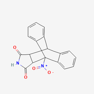 1-nitro-17-azapentacyclo[6.6.5.0~2,7~.0~9,14~.0~15,19~]nonadeca-2,4,6,9,11,13-hexaene-16,18-dione