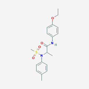 N~1~-(4-ethoxyphenyl)-N~2~-(4-methylphenyl)-N~2~-(methylsulfonyl)alaninamide