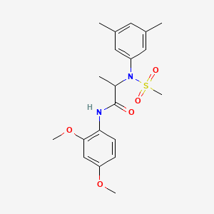 N~1~-(2,4-dimethoxyphenyl)-N~2~-(3,5-dimethylphenyl)-N~2~-(methylsulfonyl)alaninamide