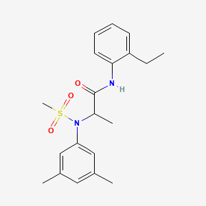 N~2~-(3,5-dimethylphenyl)-N~1~-(2-ethylphenyl)-N~2~-(methylsulfonyl)alaninamide