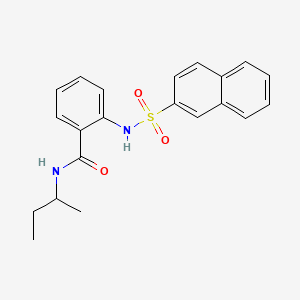 N-(sec-butyl)-2-[(2-naphthylsulfonyl)amino]benzamide