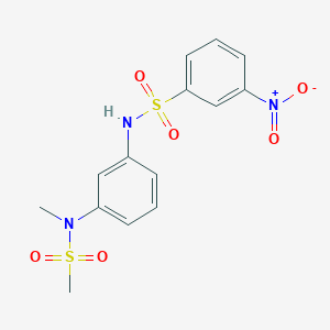 N-{3-[methyl(methylsulfonyl)amino]phenyl}-3-nitrobenzenesulfonamide