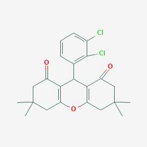 molecular formula C23H24Cl2O3 B415145 9-(2,3-dichlorophenyl)-3,3,6,6-tetramethyl-3,4,5,6,7,9-hexahydro-1H-xanthene-1,8(2H)-dione 