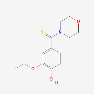 2-Ethoxy-4-(4-morpholinylcarbothioyl)phenol