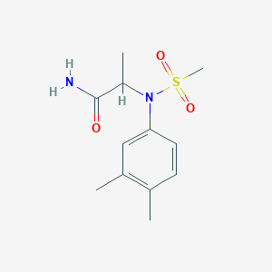 N~2~-(3,4-dimethylphenyl)-N~2~-(methylsulfonyl)alaninamide