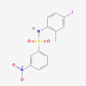 N-(4-iodo-2-methylphenyl)-3-nitrobenzenesulfonamide