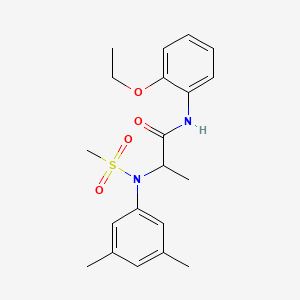 N~2~-(3,5-dimethylphenyl)-N~1~-(2-ethoxyphenyl)-N~2~-(methylsulfonyl)alaninamide