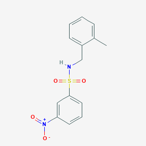 N-(2-methylbenzyl)-3-nitrobenzenesulfonamide