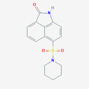 molecular formula C16H16N2O3S B415167 6-(1-piperidinylsulfonyl)benzo[cd]indol-2(1H)-one 