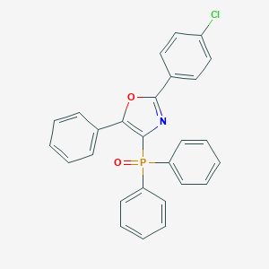 molecular formula C27H19ClNO2P B415173 2-(4-Chlorophenyl)-4-(diphenylphosphoryl)-5-phenyl-1,3-oxazole 