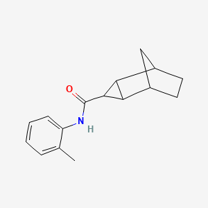 N-(2-methylphenyl)tricyclo[3.2.1.0~2,4~]octane-3-carboxamide