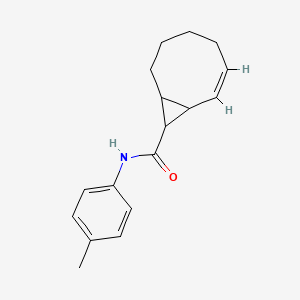 molecular formula C17H21NO B4151762 (2Z)-N-(4-methylphenyl)bicyclo[6.1.0]non-2-ene-9-carboxamide 