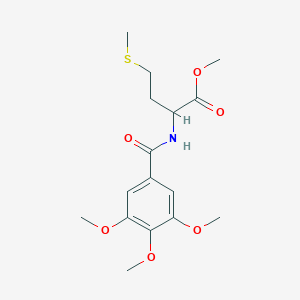 Methyl 4-(methylsulfanyl)-2-[(3,4,5-trimethoxybenzoyl)amino]butanoate