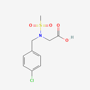 N-(4-chlorobenzyl)-N-(methylsulfonyl)glycine