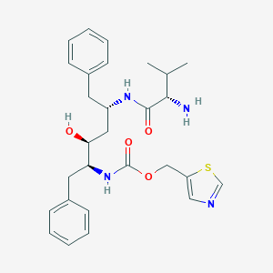 molecular formula C28H36N4O4S B041518 去((2-异丙基噻唑-4-基)甲基-甲基-氨基甲酰基)利托那韦 CAS No. 765875-58-9
