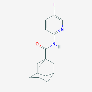 molecular formula C16H19IN2O B415181 N-(5-iodo-2-pyridinyl)-1-adamantanecarboxamide 