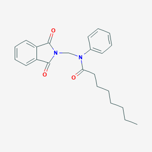 molecular formula C23H26N2O3 B415196 N-[(1,3-dioxo-1,3-dihydro-2H-isoindol-2-yl)methyl]-N-phenyloctanamide 