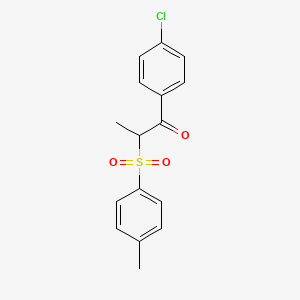 1-(4-Chlorophenyl)-2-[(4-methylphenyl)sulfonyl]propan-1-one