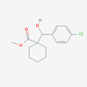 methyl 1-[(4-chlorophenyl)(hydroxy)methyl]cyclohexanecarboxylate