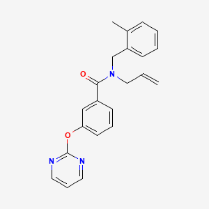 N-allyl-N-(2-methylbenzyl)-3-(pyrimidin-2-yloxy)benzamide