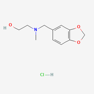 2-[1,3-Benzodioxol-5-ylmethyl(methyl)amino]ethanol;hydrochloride