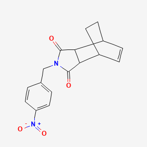 4-(4-nitrobenzyl)-4-azatricyclo[5.2.2.0~2,6~]undec-8-ene-3,5-dione