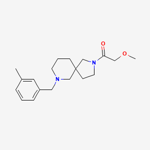 molecular formula C19H28N2O2 B4152391 2-(methoxyacetyl)-7-(3-methylbenzyl)-2,7-diazaspiro[4.5]decane 