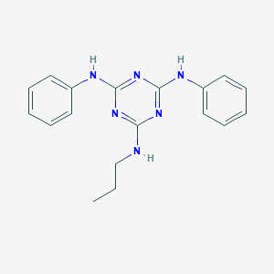 N~2~,N~4~-diphenyl-N~6~-propyl-1,3,5-triazine-2,4,6-triamine
