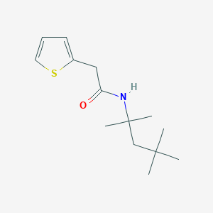 2-(thiophen-2-yl)-N-(2,4,4-trimethylpentan-2-yl)acetamide